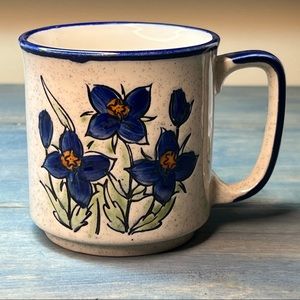 Vintage Japanese Floral Mug